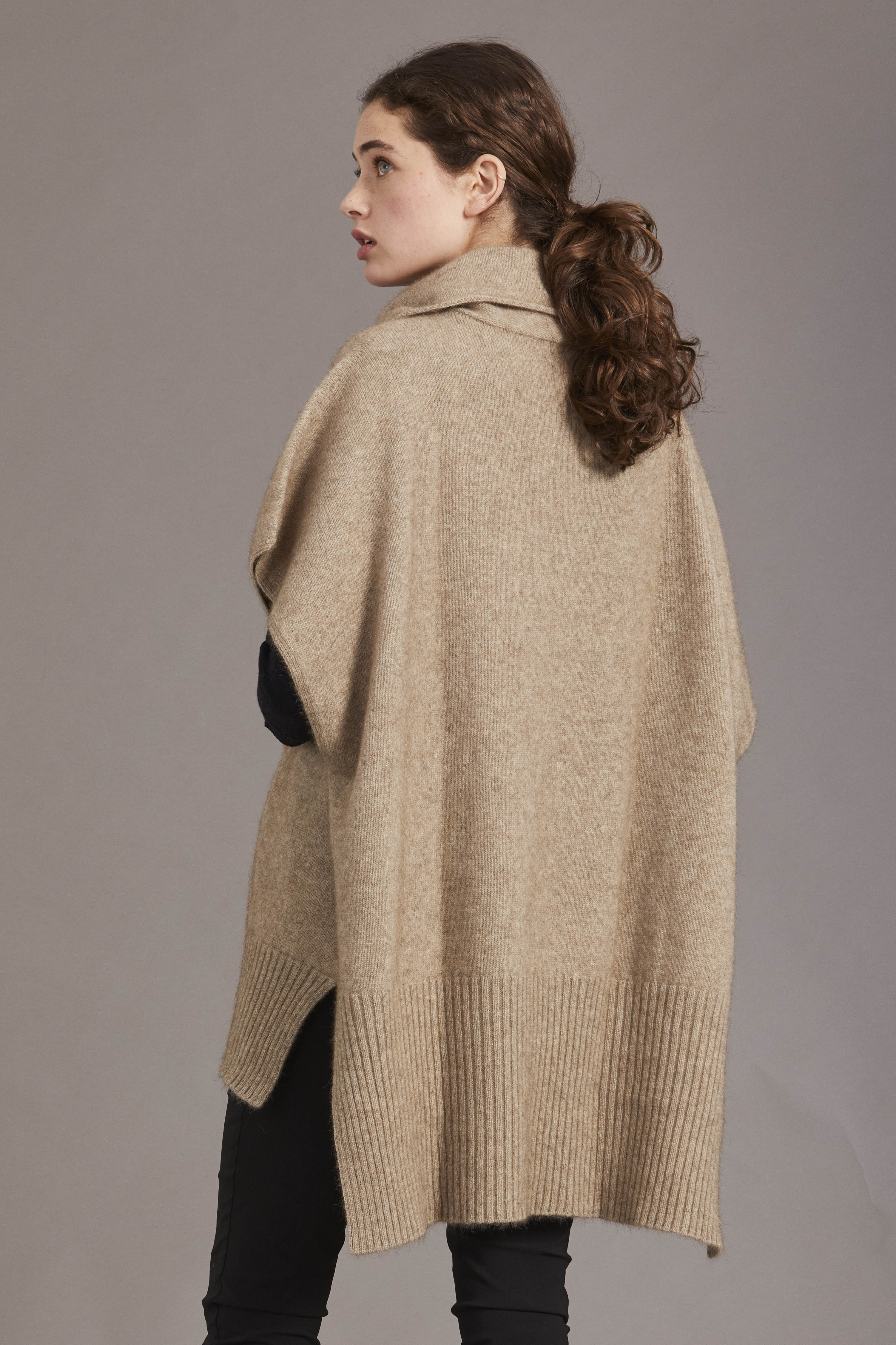 Step Hem Poncho